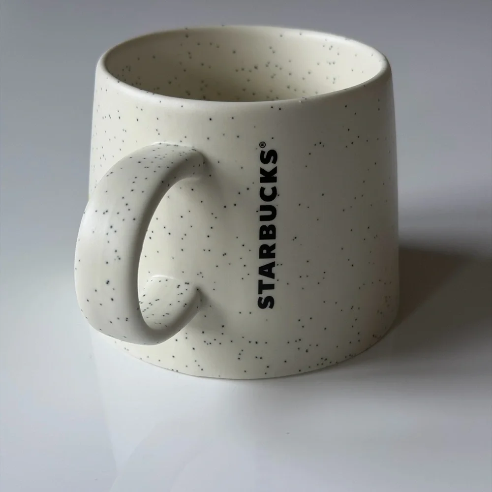 Starbucks Summer 2022 Cactus Floral Ceramic Speckled Coffee Mug -14 Oz